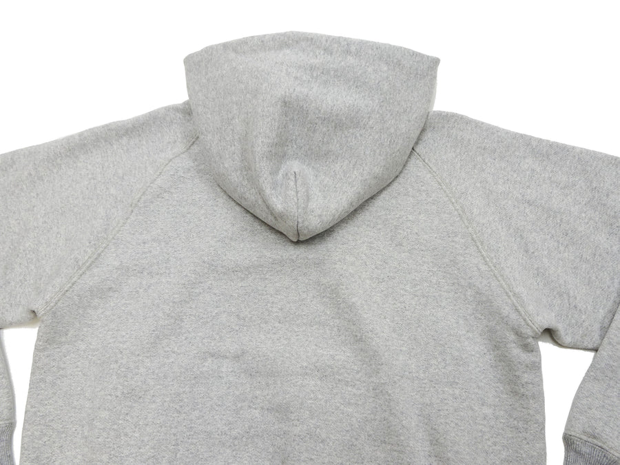 TOYS McCOY Steve McQueen Pullover Hoodie - Extra Heavyweight 14.8oz Loopwheeled Fleece Hooded Sweatshirt - Made in Japan - (TMC2542 021 Ash Heather Gray)