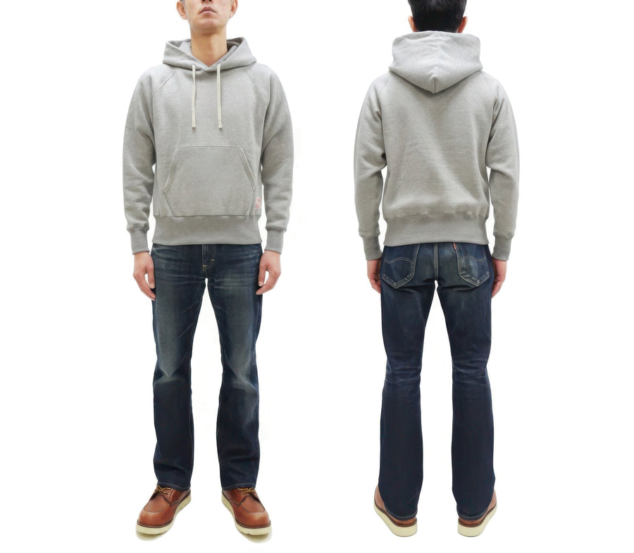 TOYS McCOY Steve McQueen Pullover Hoodie - Extra Heavyweight 14.8oz Loopwheeled Fleece Hooded Sweatshirt - Made in Japan - (TMC2542 021 Ash Heather Gray)