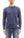 TOYS McCOY Men's Plain Long-Sleeve Crew Neck Pocket T-Shirt, 100% Cotton Tubular-Knit Jersey, Binder Neck, Unwashed, Made in Japan (TMC2543 121 Faded Blue)