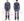 TOYS McCOY Men's Plain Long-Sleeve Crew Neck Pocket T-Shirt, 100% Cotton Tubular-Knit Jersey, Binder Neck, Unwashed, Made in Japan (TMC2543 121 Faded Blue)