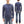 TOYS McCOY Men's Plain Long-Sleeve Crew Neck Pocket T-Shirt, 100% Cotton Tubular-Knit Jersey, Binder Neck, Unwashed, Made in Japan (TMC2543 121 Faded Blue)