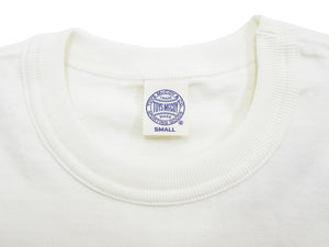 TOYS McCOY Steve McQueen Inspired Long Sleeve Pocket T-Shirt - Men's Solid Color Loopwheeled Tee - TMC2543 011 Off-White
