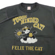 Load image into Gallery viewer, TOYS McCOY Men&#39;s Felix the Cat Sweatshirt - Vintage-Style Heavyweight Loopwheel Fleece - Made in Japan (TMC2547 030 Faded black)
