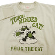 Load image into Gallery viewer, TOYS McCOY Men&#39;s Felix the Cat Sweatshirt - Vintage-Style Heavyweight Loopwheel Fleece - Made in Japan (TMC2547 041 Sand)
