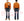 TOYS McCOY Men's Flying Ace Snoopy Zip-Up Sweatshirt - USAF C-2 Inspired, No Hood, Heavyweight 100% Cotton Loopwheel Fleece, Two-Tone Contrast Panel Design - Made in Japan (TMC2551 070  orange and black)