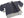 TOYS McCOY Men's Flying Ace Snoopy Zip-Up Sweatshirt - USAF C-2 Inspired, No Hood, Heavyweight 100% Cotton Loopwheel Fleece, Two-Tone Contrast Panel Design - Made in Japan (TMC2551 121  faded navy gray and gray)