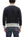 TOYS McCOY Men's Zip-Up Sweatshirt - USAAF C-2 Inspired, No Hood, Heavyweight 100% Cotton Loopwheel Fleece, Two-Tone Contrast Panel Design - Made in Japan (TMC2556 030 black and  gray)