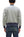 TOYS McCOY Men's Zip-Up Sweatshirt - USAAF C-2 Inspired, No Hood, Heavyweight 100% Cotton Loopwheel Fleece, Two-Tone Contrast Panel Design - Made in Japan (TMC2556 021 ash gray and  navy)