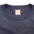 Load image into Gallery viewer, TOYS McCOY Men&#39;s Solid Color Loopwheel Sweatshirt - Vintage-Inspired, Tubular Knit Fleece - Made in Japan (TMC2566 141 Navy Gray)

