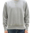 Load image into Gallery viewer, TOYS McCOY Men&#39;s Solid Color Loopwheel Sweatshirt - Vintage-Inspired, Tubular Knit Fleece - Made in Japan (TMC2566 020 Heather Gray)
