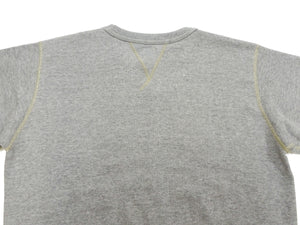 TOYS McCOY Men's Solid Color Loopwheel Sweatshirt - Vintage-Inspired, Tubular Knit Fleece - Made in Japan (TMC2566 020 Heather Gray)
