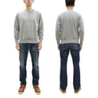 Load image into Gallery viewer, TOYS McCOY Men&#39;s Solid Color Loopwheel Sweatshirt - Vintage-Inspired, Tubular Knit Fleece - Made in Japan (TMC2566 020 Heather Gray)
