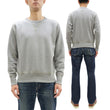 Load image into Gallery viewer, TOYS McCOY Men&#39;s Solid Color Loopwheel Sweatshirt - Vintage-Inspired, Tubular Knit Fleece - Made in Japan (TMC2566 020 Heather Gray)
