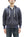 TOYS McCOY Men's Heavyweight Full Zip Hoodie - Vintage-Style Zip-Up Solid Hooded Sweatshirt TMC2567 141 Faded Navy-Gray