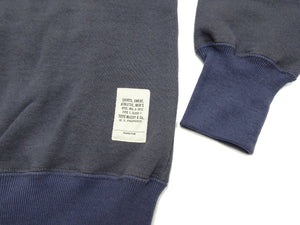TOYS McCOY Men's Heavyweight Full Zip Hoodie - Vintage-Style Zip-Up Solid Hooded Sweatshirt TMC2567 141 Faded Navy-Gray
