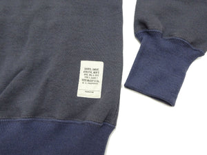 TOYS McCOY Men's Heavyweight Full Zip Hoodie - Vintage-Style Zip-Up Solid Hooded Sweatshirt TMC2567 141 Faded Navy-Gray