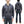 TOYS McCOY Men's Heavyweight Full Zip Hoodie - Vintage-Style Zip-Up Solid Hooded Sweatshirt TMC2567 141 Faded Navy-Gray