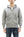 TOYS McCOY Men's Heavyweight Full Zip Hoodie - Vintage-Style Zip-Up Solid Hooded Sweatshirt TMC2567 020 Heather Gray