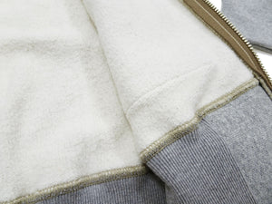TOYS McCOY Men's Heavyweight Full Zip Hoodie - Vintage-Style Zip-Up Solid Hooded Sweatshirt TMC2567 020 Heather Gray