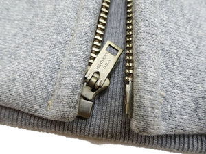 TOYS McCOY Men's Heavyweight Full Zip Hoodie - Vintage-Style Zip-Up Solid Hooded Sweatshirt TMC2567 020 Heather Gray