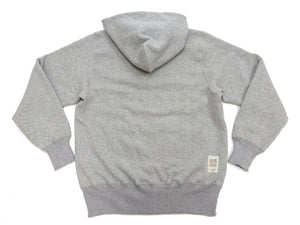 TOYS McCOY Men's Heavyweight Full Zip Hoodie - Vintage-Style Zip-Up Solid Hooded Sweatshirt TMC2567 020 Heather Gray