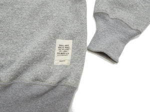 TOYS McCOY Men's Heavyweight Full Zip Hoodie - Vintage-Style Zip-Up Solid Hooded Sweatshirt TMC2567 020 Heather Gray