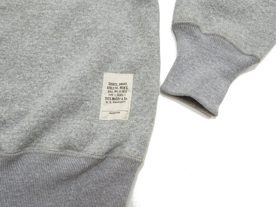 TOYS McCOY Men's Heavyweight Full Zip Hoodie - Vintage-Style Zip-Up Solid Hooded Sweatshirt TMC2567 020 Heather Gray