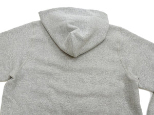 TOYS McCOY Men's Heavyweight Full Zip Hoodie - Vintage-Style Zip-Up Solid Hooded Sweatshirt TMC2567 020 Heather Gray