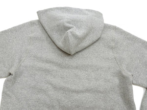TOYS McCOY Men's Heavyweight Full Zip Hoodie - Vintage-Style Zip-Up Solid Hooded Sweatshirt TMC2567 020 Heather Gray