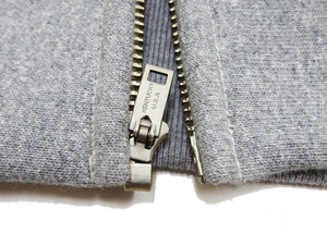 TOYS McCOY Men's Heavyweight Full Zip Hoodie - Vintage-Style Zip-Up Solid Hooded Sweatshirt TMC2567 040 Sand-Beige