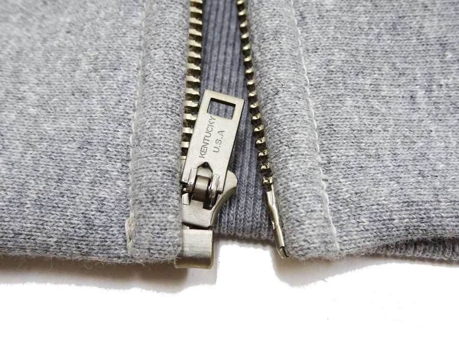 TOYS McCOY Men's Heavyweight Full Zip Hoodie - Vintage-Style Zip-Up Solid Hooded Sweatshirt TMC2567 040 Sand-Beige