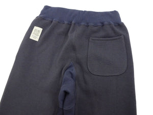 TOYS McCOY Men's Heavyweight Fleece Sweatpants - Made in Japan, Vintage-Inspired Straight Fit with Waist & Hem Drawcords (TMC2568 141 Navy Gray)