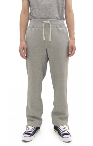 TOYS McCOY Men's Heavyweight Fleece Sweatpants - Made in Japan, Vintage-Inspired Straight Fit with Waist & Hem Drawcords (TMC2568 020 Heather Gray)