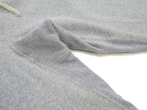 TOYS McCOY Men's Heavyweight Fleece Sweatpants - Made in Japan, Vintage-Inspired Straight Fit with Waist & Hem Drawcords (TMC2568 020 Heather Gray)
