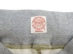 TOYS McCOY Men's Heavyweight Fleece Sweatpants - Made in Japan, Vintage-Inspired Straight Fit with Waist & Hem Drawcords (TMC2568 020 Heather Gray)