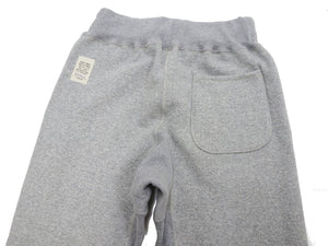 TOYS McCOY Men's Heavyweight Fleece Sweatpants - Made in Japan, Vintage-Inspired Straight Fit with Waist & Hem Drawcords (TMC2568 020 Heather Gray)