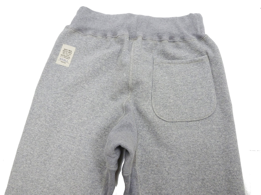 TOYS McCOY Men's Heavyweight Fleece Sweatpants - Made in Japan, Vintage-Inspired Straight Fit with Waist & Hem Drawcords (TMC2568 020 Heather Gray)