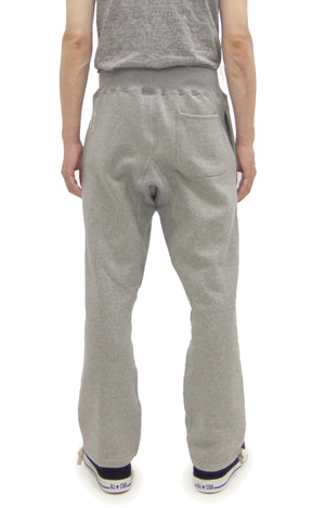 TOYS McCOY Men's Heavyweight Fleece Sweatpants - Made in Japan, Vintage-Inspired Straight Fit with Waist & Hem Drawcords (TMC2568 020 Heather Gray)