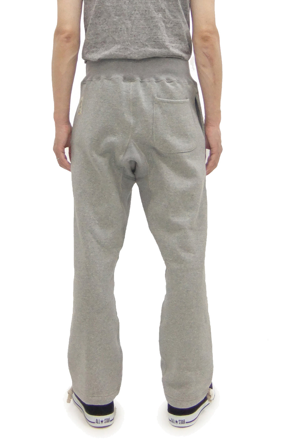 TOYS McCOY Men's Heavyweight Fleece Sweatpants - Made in Japan, Vintage-Inspired Straight Fit with Waist & Hem Drawcords (TMC2568 020 Heather Gray)