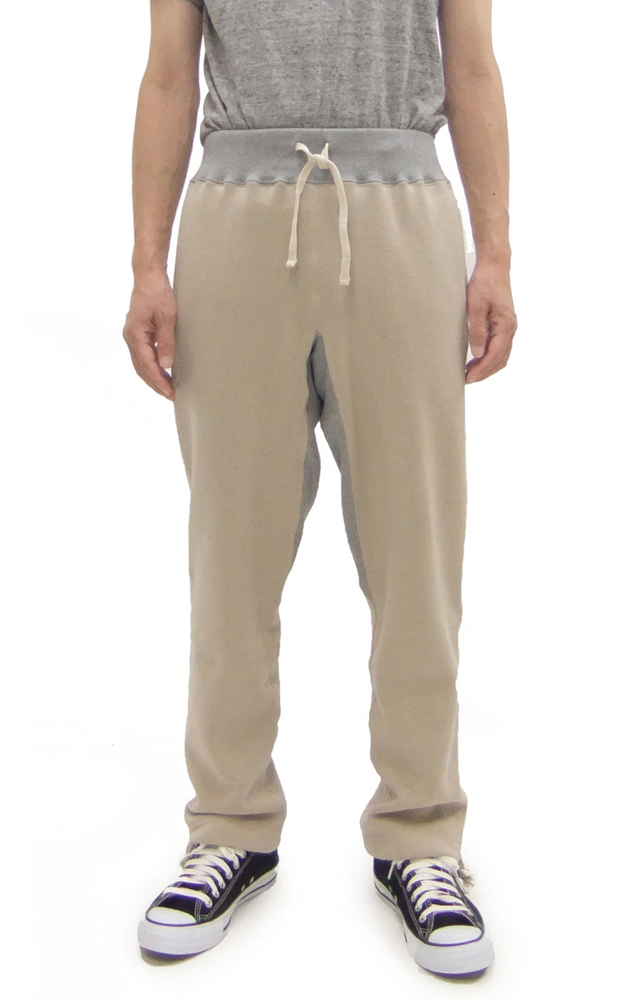 TOYS McCOY Men's Heavyweight Fleece Sweatpants - Made in Japan, Vintage-Inspired Straight Fit with Waist & Hem Drawcords (TMC2568 040 Snad)
