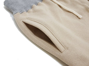 TOYS McCOY Men's Heavyweight Fleece Sweatpants - Made in Japan, Vintage-Inspired Straight Fit with Waist & Hem Drawcords (TMC2568 040 Snad)