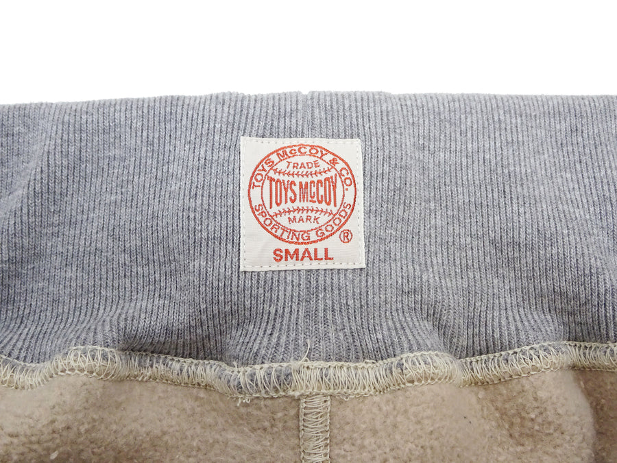TOYS McCOY Men's Heavyweight Fleece Sweatpants - Made in Japan, Vintage-Inspired Straight Fit with Waist & Hem Drawcords (TMC2568 040 Snad)
