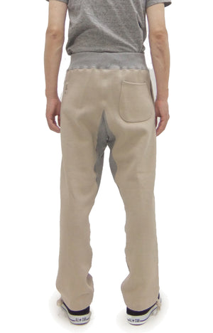 TOYS McCOY Men's Heavyweight Fleece Sweatpants - Made in Japan, Vintage-Inspired Straight Fit with Waist & Hem Drawcords (TMC2568 040 Snad)