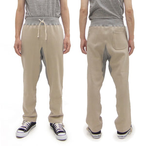 TOYS McCOY Men's Heavyweight Fleece Sweatpants - Made in Japan, Vintage-Inspired Straight Fit with Waist & Hem Drawcords (TMC2568 040 Snad)