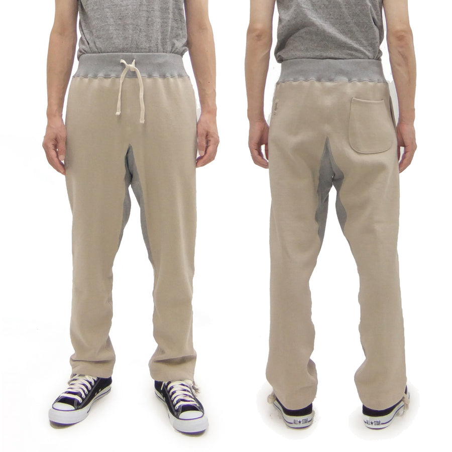TOYS McCOY Men's Heavyweight Fleece Sweatpants - Made in Japan, Vintage-Inspired Straight Fit with Waist & Hem Drawcords (TMC2568 040 Snad)