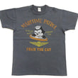 Load image into Gallery viewer, TOYS McCOY Men's Felix the Cat U.S. Navy Graphic Short Sleeve T-Shirt - Loopwheel Tubular Jersey, Garment Dyed, Made in Japan (TMC2601 030 Muted Black)
