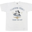 Load image into Gallery viewer, TOYS McCOY Men's Felix the Cat U.S. Navy Graphic Short Sleeve T-Shirt - Loopwheel Tubular Jersey, Garment Dyed, Made in Japan (TMC2601 011 Muted Off-White)
