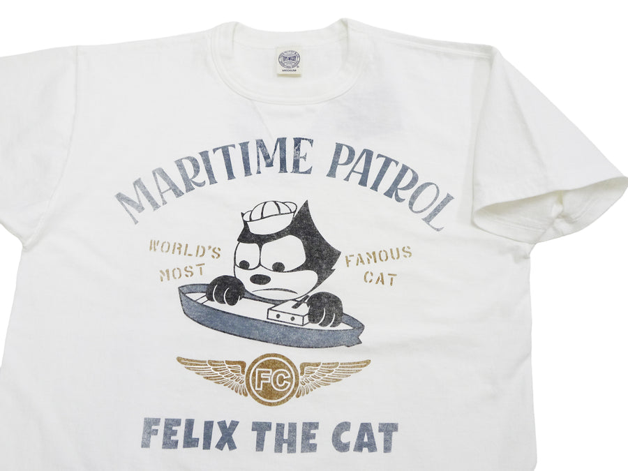 TOYS McCOY Men's Felix the Cat U.S. Navy Graphic Short Sleeve T