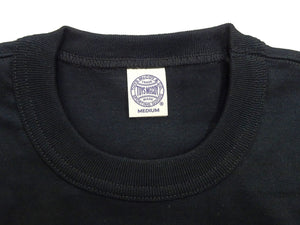 TOYS McCOY Felix the Cat "Rock & Roll" Short Sleeve Loopwheel Graphic T-Shirt - Made in Japan, Tubular Knit, Unwashed Finish (TMC2602 030 Black)