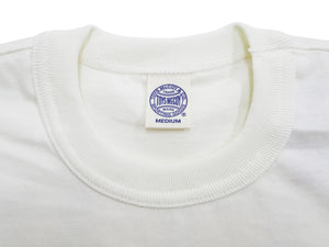TOYS McCOY Felix the Cat "Rock & Roll" Short Sleeve Loopwheel Graphic T-Shirt - Made in Japan, Tubular Knit, Unwashed Finish (TMC2602 011 Off-White)